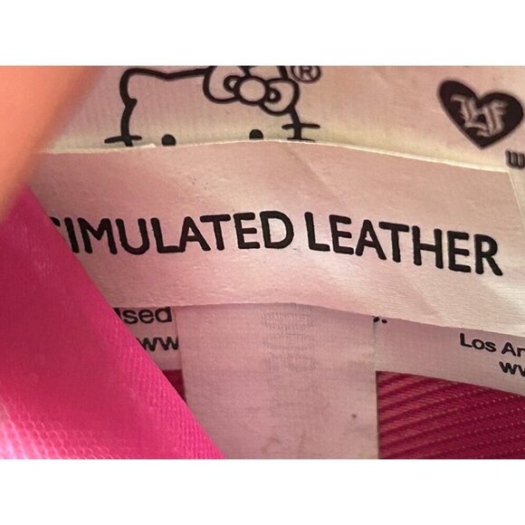 Hello Kitty Womens Black Shiny Patent Zip Around Embossed Loungefly Wallet - Picture 8 of 13